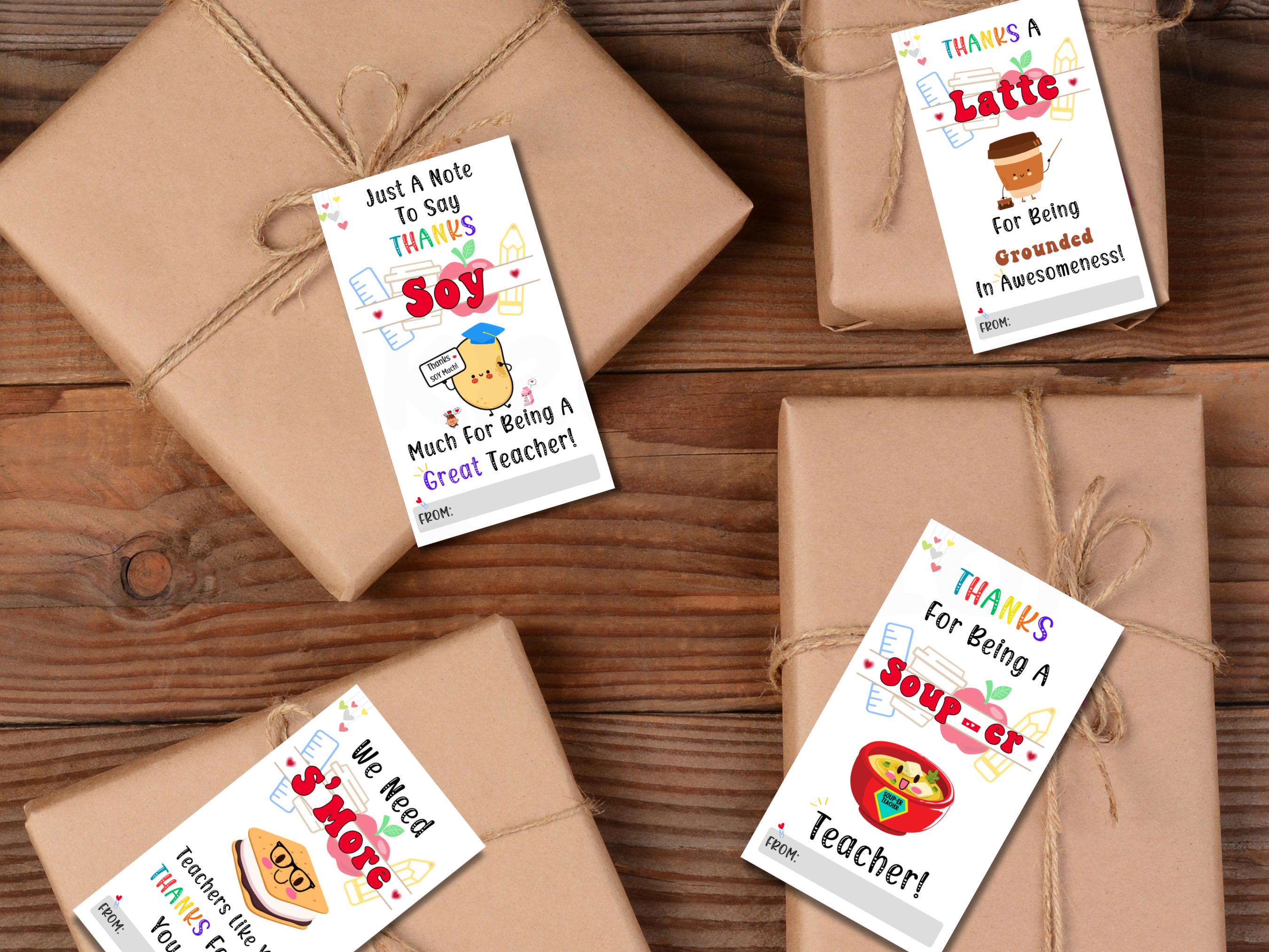 Teacher Appreciation Gift Tag Thank You Gifts Teacher Appreciation Week ...