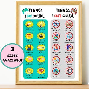 Kids Affirmation Wall Art Growth Mindset Poster Emotional Support Mental Health Matters Calm Corner Decor School Counseling Instant Download