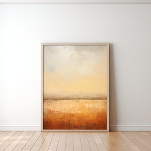 Abstract Wall Art, Original Landscape Art, Instant Download image 1