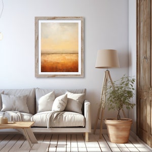 Abstract Wall Art, Original Landscape Art, Instant Download image 2