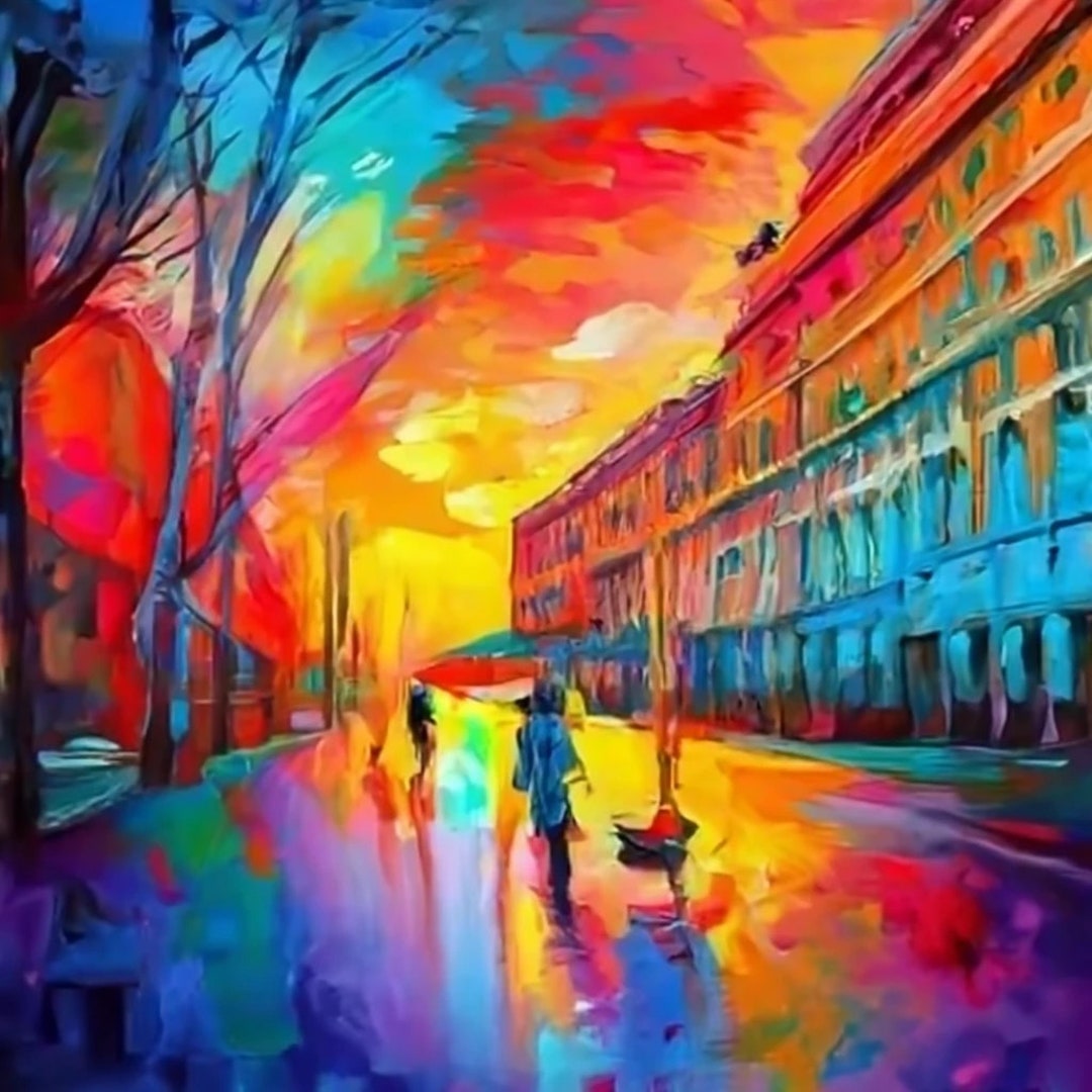 Summer Stroll an AI Art Creation Etsy