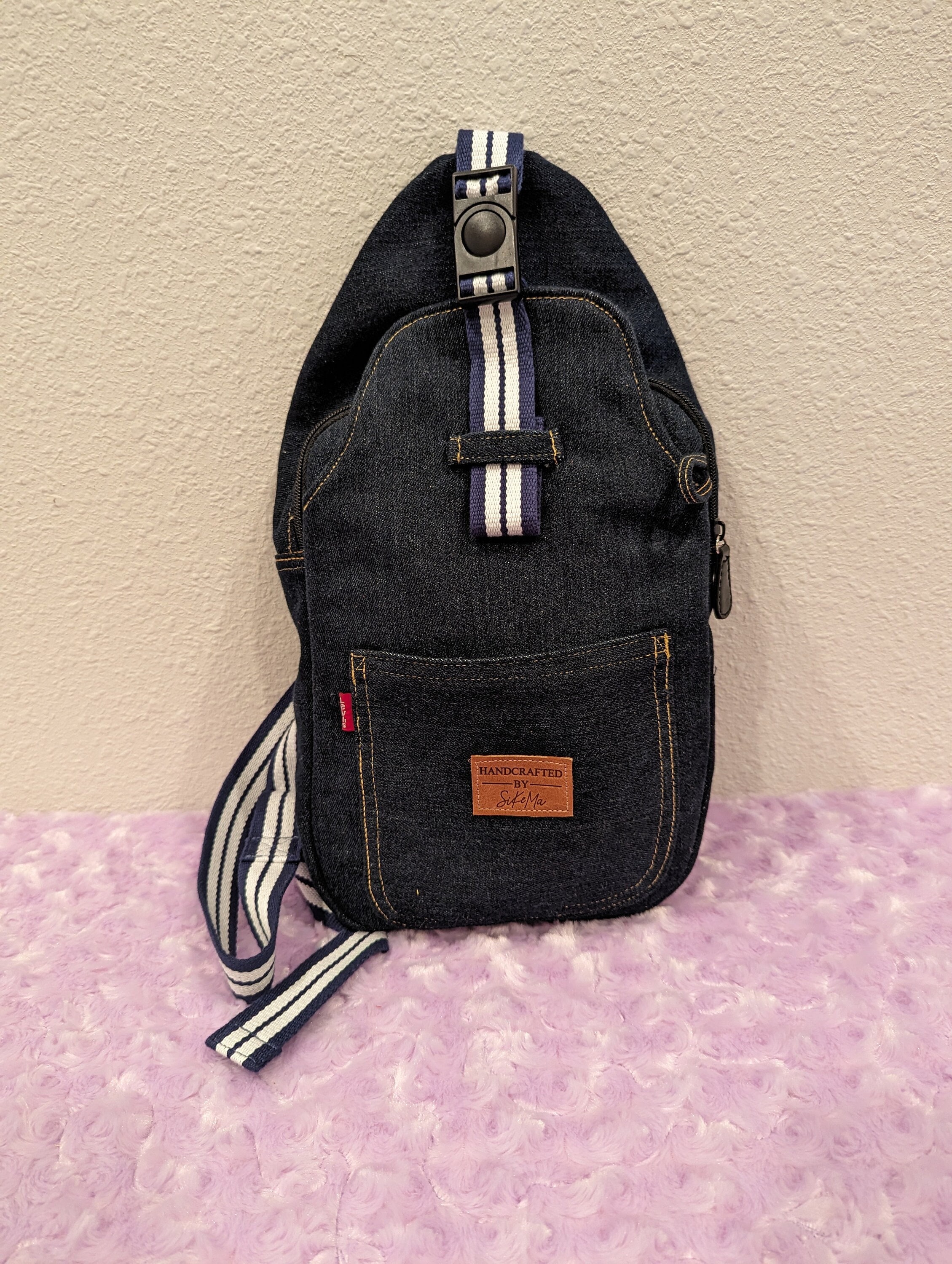 Levis denim backpack Etsy Espana