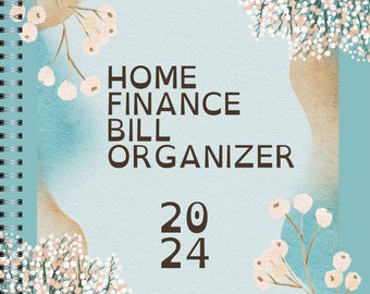 Home Finance Bill Organizer 2024