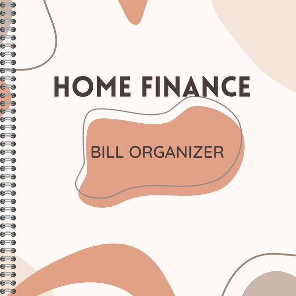 Bill Organizer - Etsy