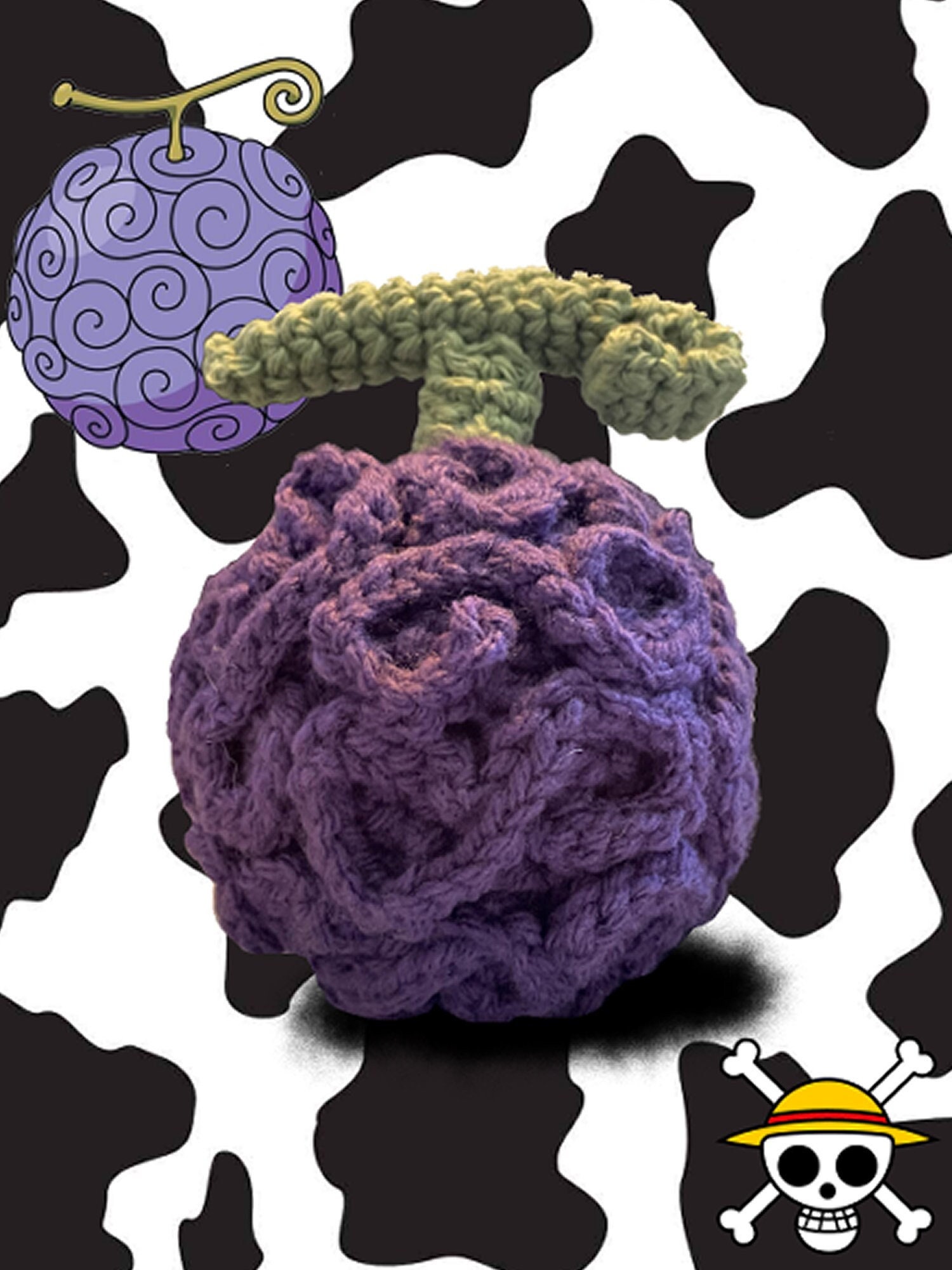 Gomu Gomu No Mi Crochet Pattern (Instant Download) 
