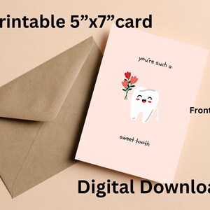 Cute Dental Card for Dentists Pun Card Gift for Dentists Thank You Card ...