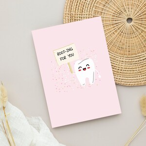 Cute Dental Card for Dentists Pun Card Gift for Dentists Thank you Card For Dental Assistant Encouragement Card