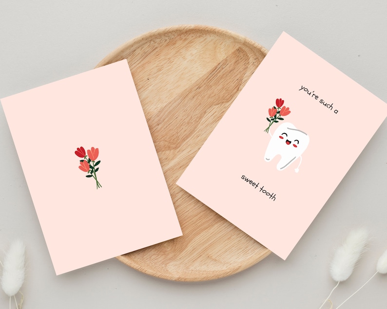 Cute Dental Card for Dentists Pun Card Gift for Dentists Thank You Card ...