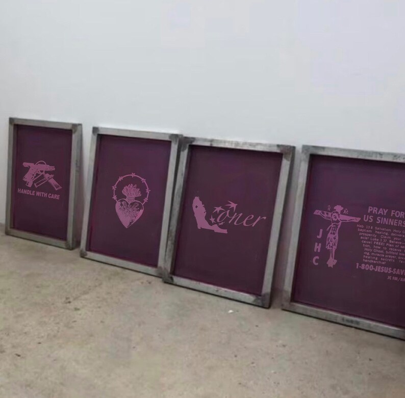 20 X 24 Preburned Silk Screen, DIY Silk Screen Printing, Custom Screen