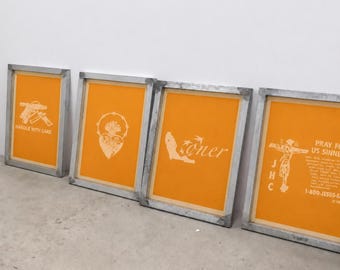 Pre-Burned Screen: Custom Silk Screen Printing Frames