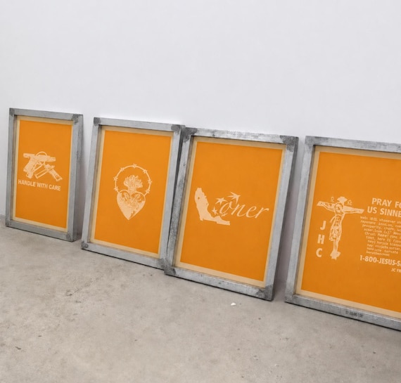 Pre-Burned Screen: Custom Silk Screen Printing Frames