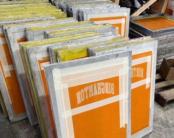 Pre-Burned Silk Screen: DIY Printing Frame