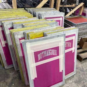 Pre-Burned Silk Screen: DIY Printing Frame