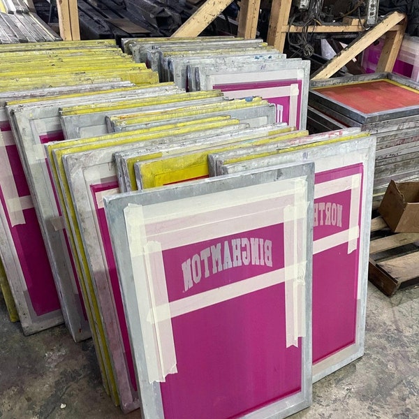 18 x 20 Pre-burned silk screen, DIY Silk screen printing, Custom Screen Printing Frames, Custom Silk Screen Printing Frames