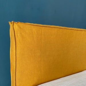Headboard Slipcover. Linen Headboard. Foot board cover. Custom Made Linen Head board cover. Natural. Eco. All colors. All size. Custom size.
