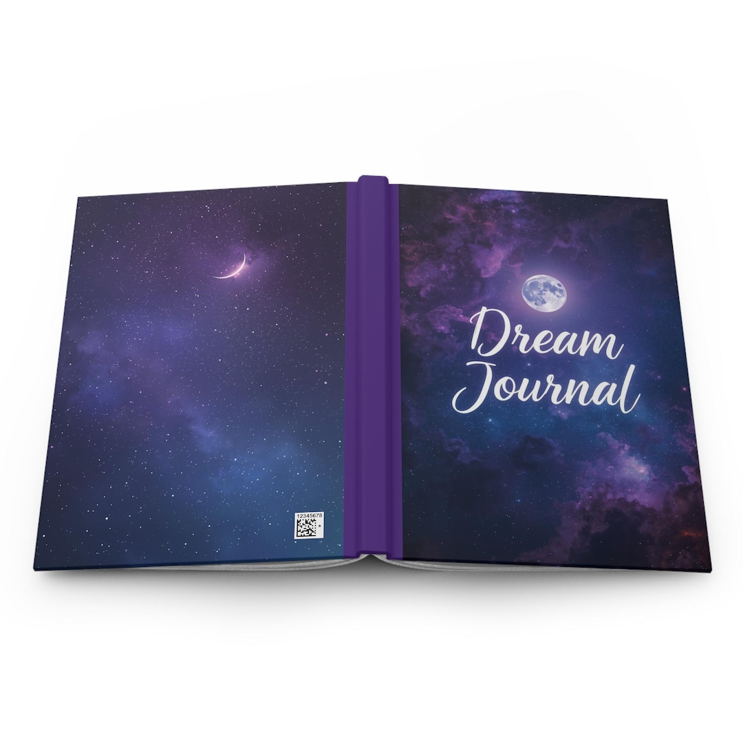 Dream Hardcover Journal | Night Sky Notebook, Moon & Stars Design ...