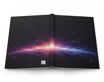 Deep Horizon Galaxy Dust Journal, Cosmic Landscape Notebook, Celestial Writing Diary, Space Gift
