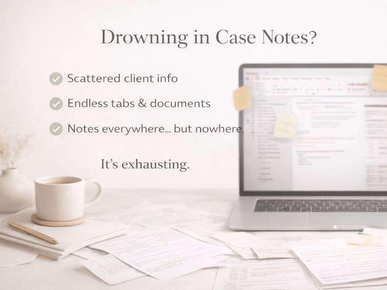 Using Onenote For Case Management Therapist Onenote Template | SOAP Notes Template | Client Case ...