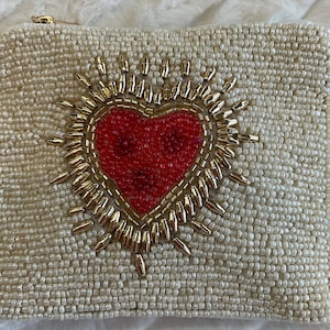 Beaded coin pouch.”