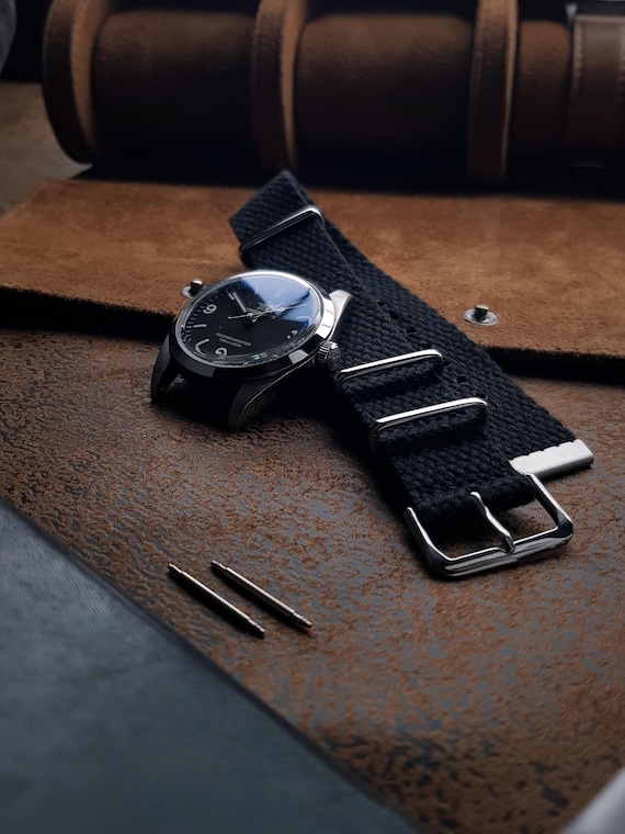 Cinturino per orologio NATO in nylon Perlon di alta qualità da 20