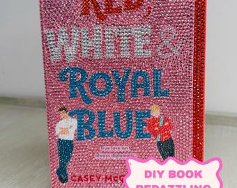 Red, White & Royal Blue DIY Book Bedazzling Kit