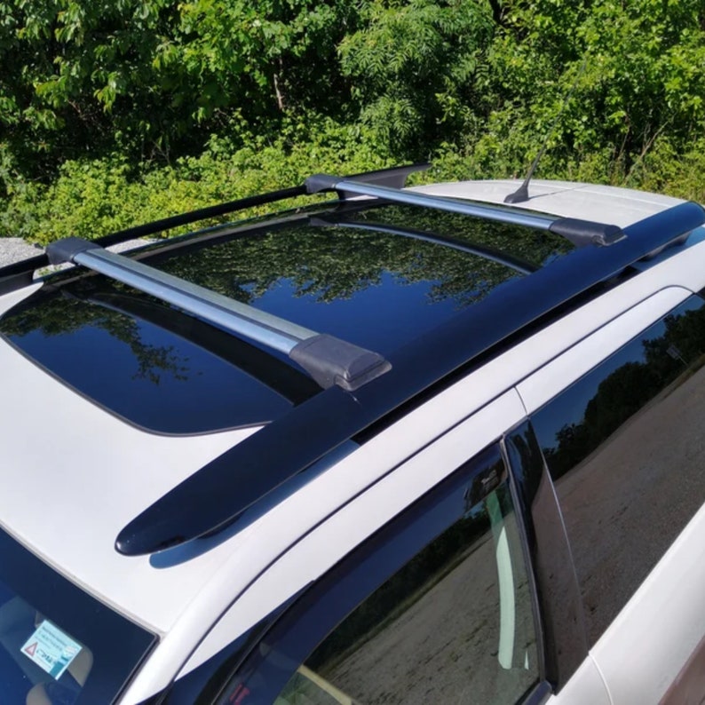 For Nissan Qashqai J11 20132019 Roof Rack Cross Bars Rails Black 2pcscarrier Luggage Rack