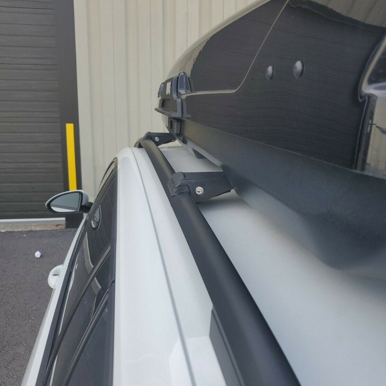 To Fit Ford Kuga 20082012 Roof Rack Rails Cross Bars Black Color 2pcs