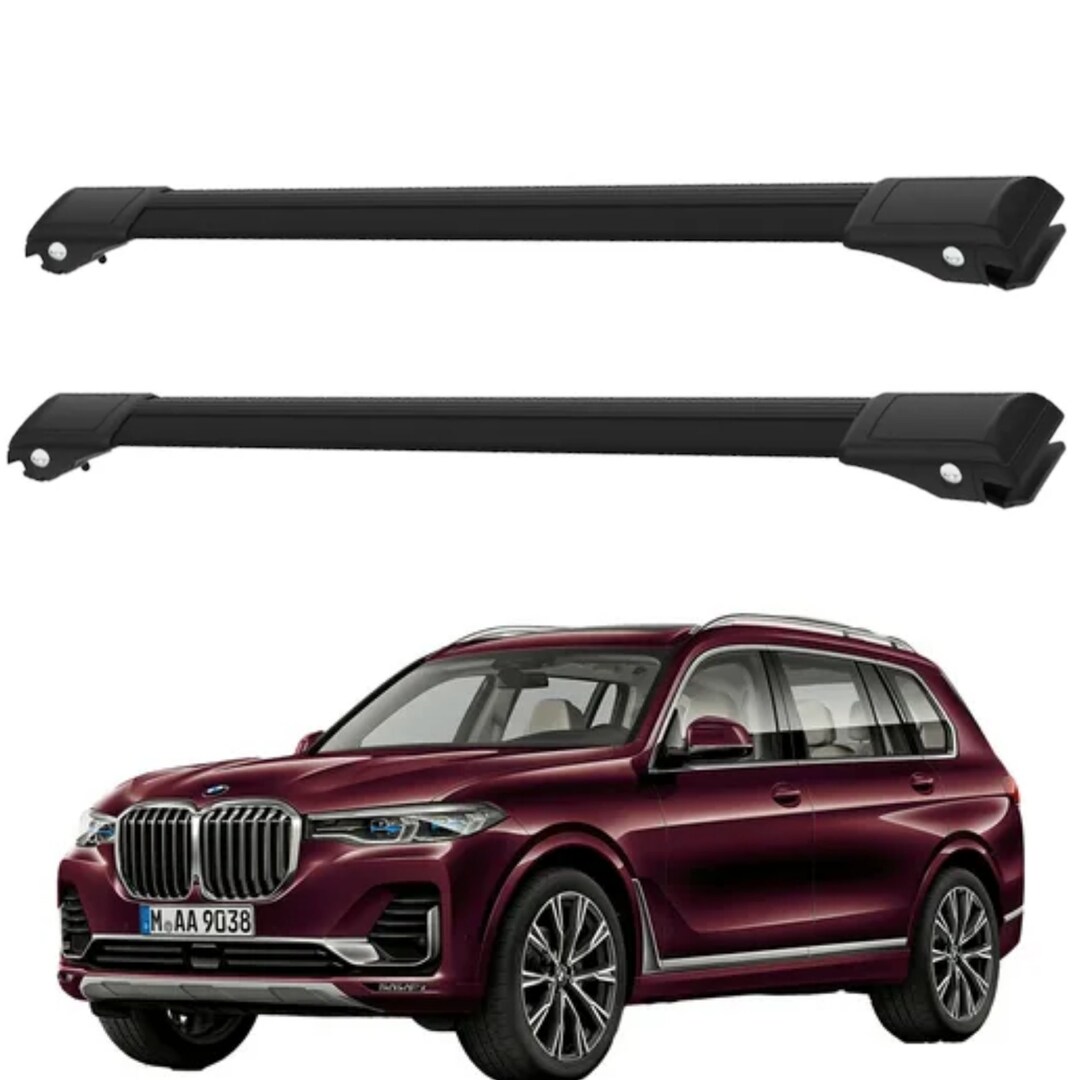 2019-2024 BMW X7 G07 Fits Raised Rails Roof Rack Top Bars Cross Bars ...