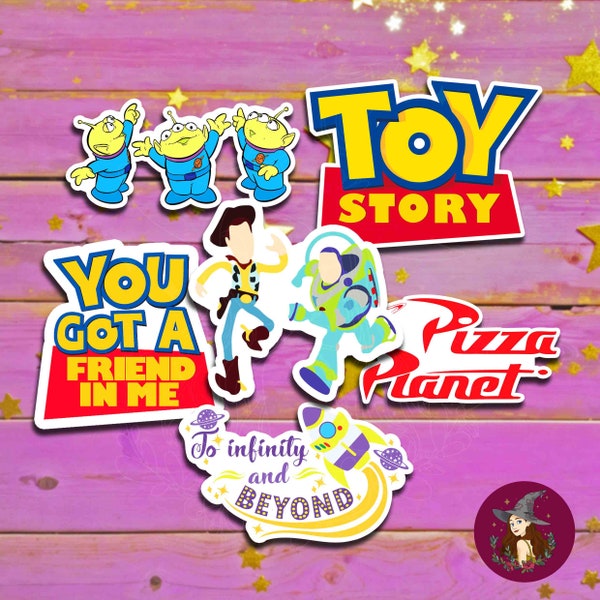 Toy Story Vinyl Stickers