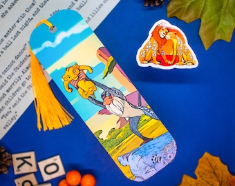 The Lion King Laminated Bookmark With Tassel