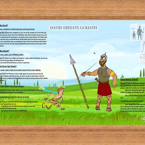 Bible Story Placemat Bible Story