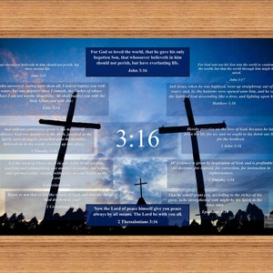 Bible Verse Placemat 3:16