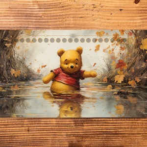 Tapis de jeu Winnie l'ourson - Tapis de jeu à couture compatible Disney Lorcana