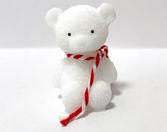 Christmas bear soap