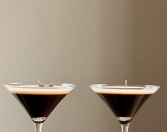 Espresso Martini Candle | 8 oz | Soy wax | Gel wax | 1 ct