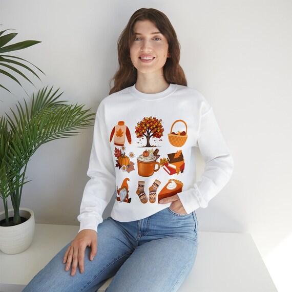 Fall crew neck sweatshirts cheap