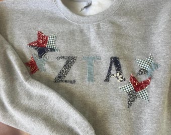 Op maat gemaakt patchwork-sweater!