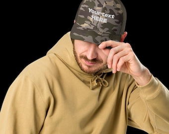 Custom camouflage truckerpet