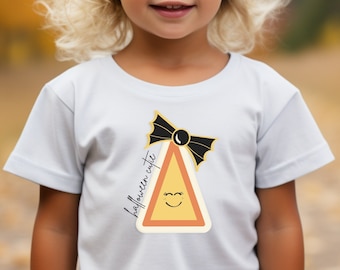 Halloween Cutie Candy Corn herfstvakantie kinder T-shirt