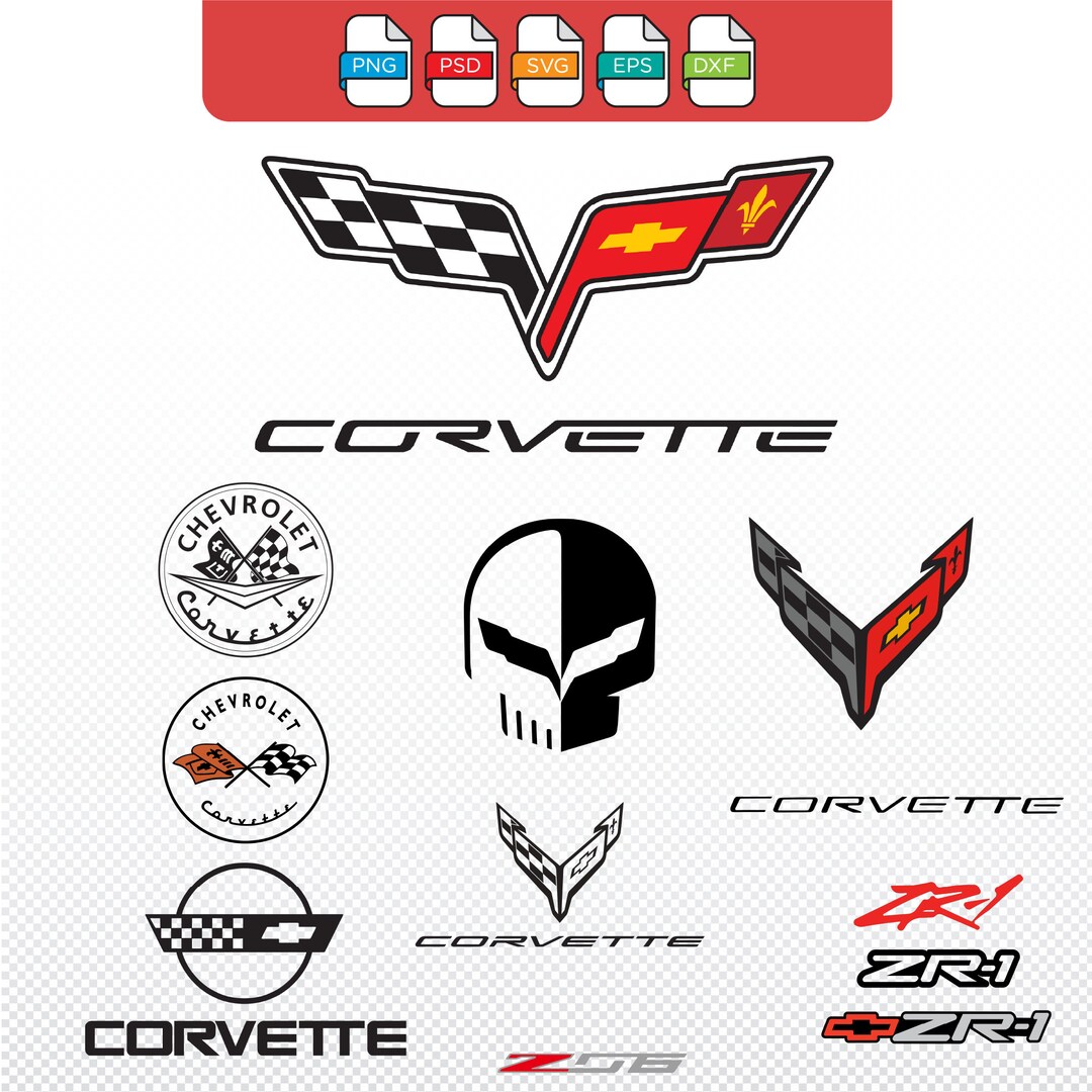 Corvette SVG Png Dxf Cricut Datei SVG Bundle Aufkleber Etsy Schweiz