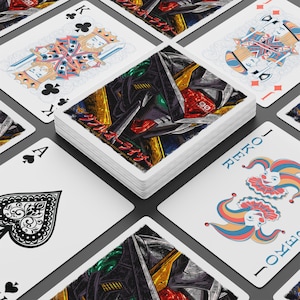 Juego de cartas de póker inspirado en Gundam Raiser 00, hecho por fans