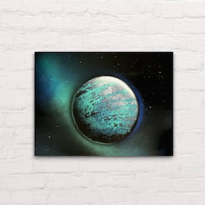 Spray Paint Space Art