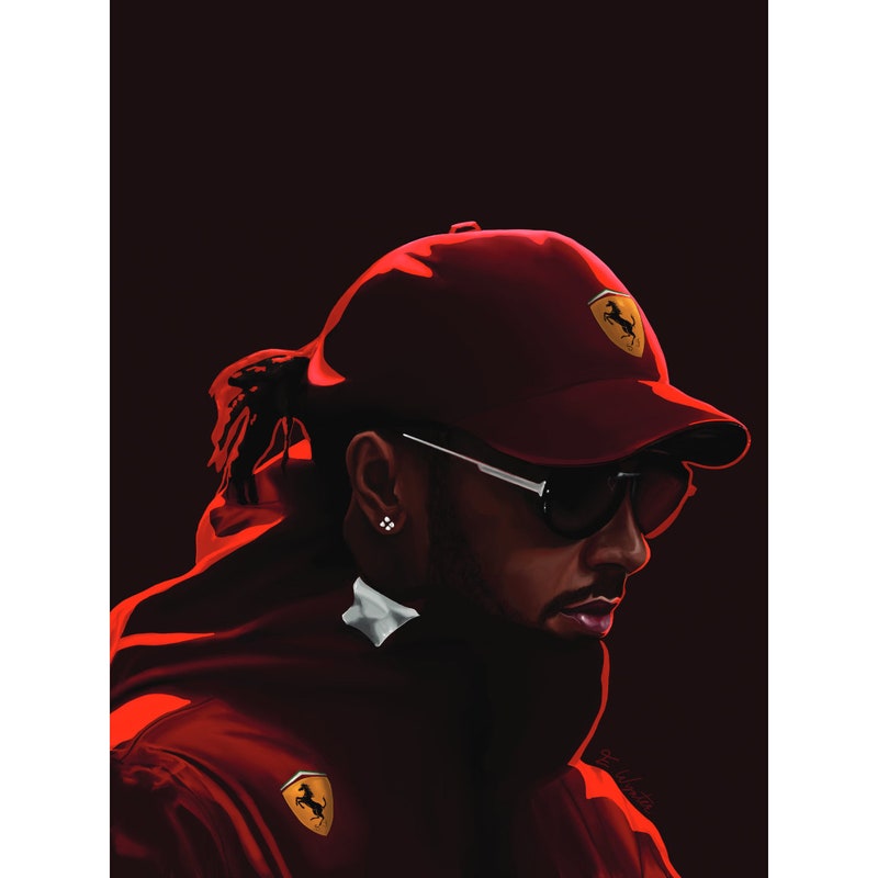 Lewis Hamilton Art - Etsy