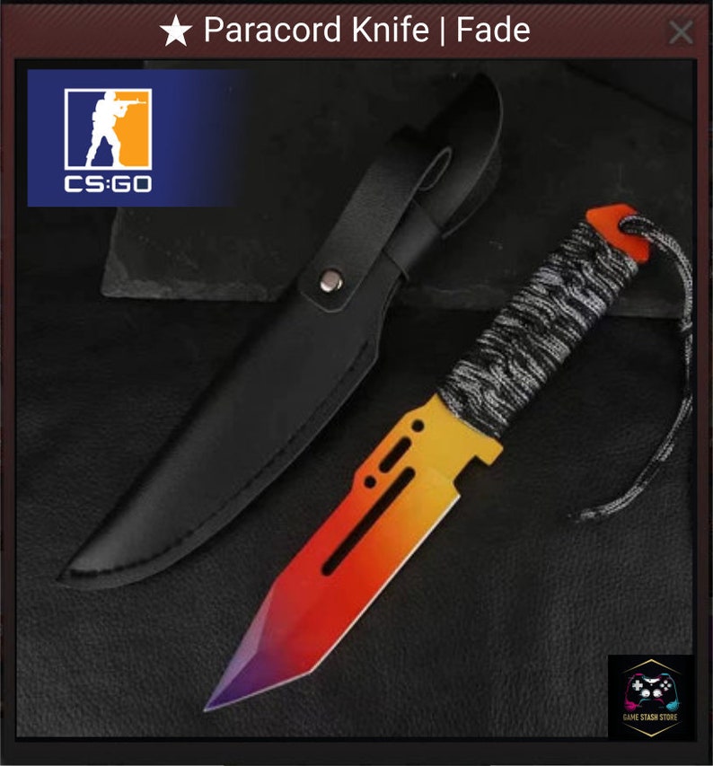 CS2 CSGO Paracord Knife REAL Knives Etsy