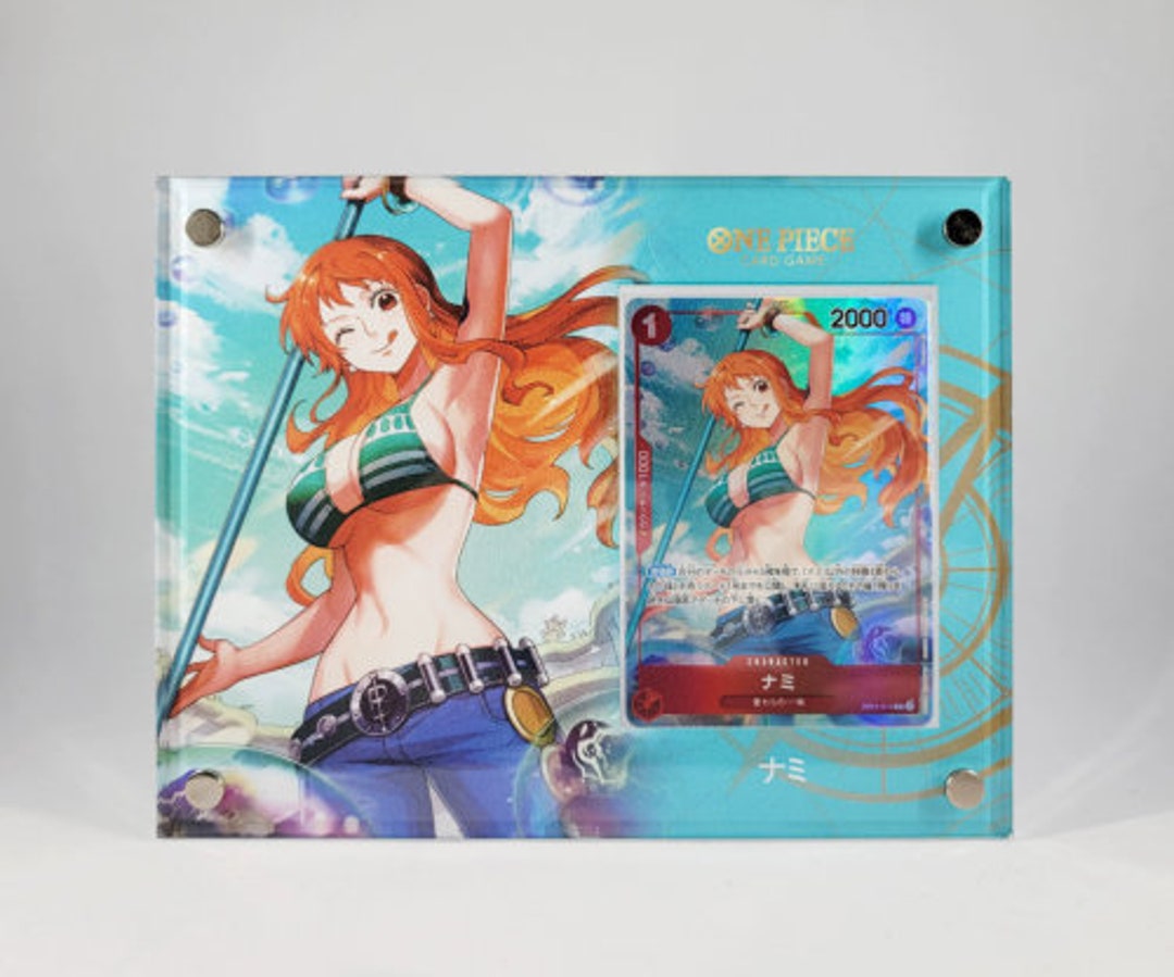 OPTCG Onepiece Nami OP01-016 Alt Art Parallel Custom Protective Display  Case - Etsy