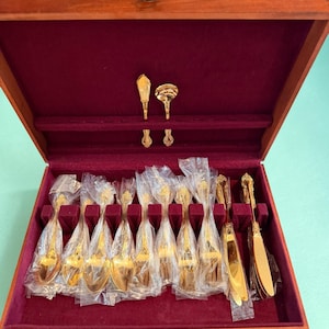 Japan Gold Silverware Set - Etsy