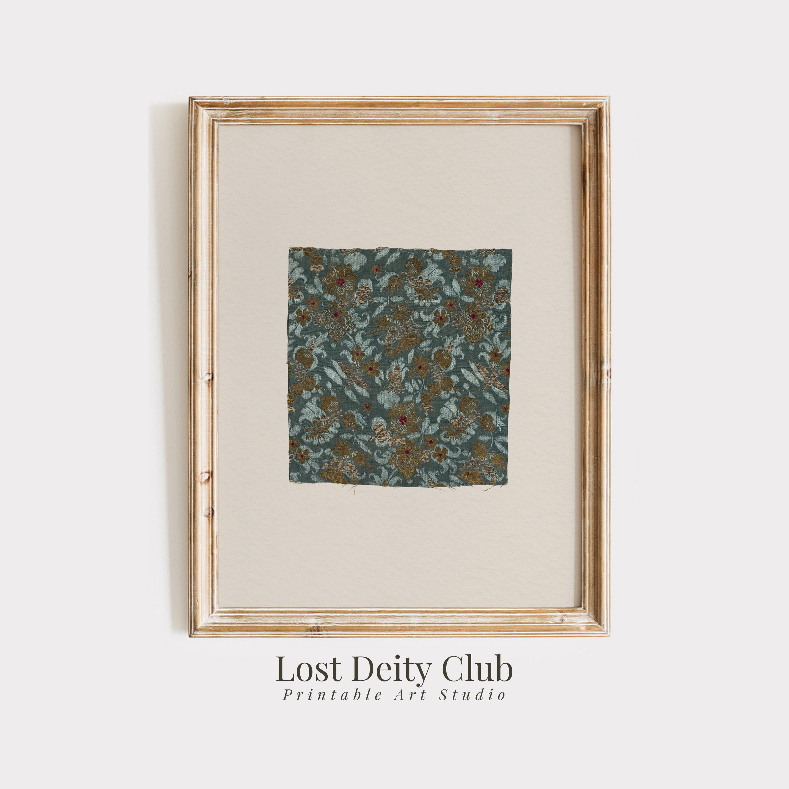 Vintage Teal Blue Boho Tapestry Wall ...