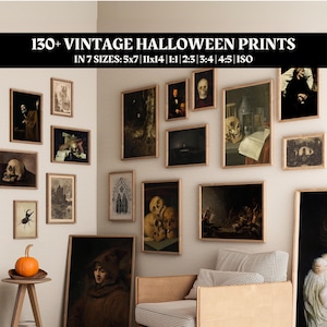 Dark Academia Prints, Gothic Gallery Wall Art PRINTABLE Dark Academia Decor, Moody Gallery Wall Set, Victorian Gothic Halloween Decor #B8.1