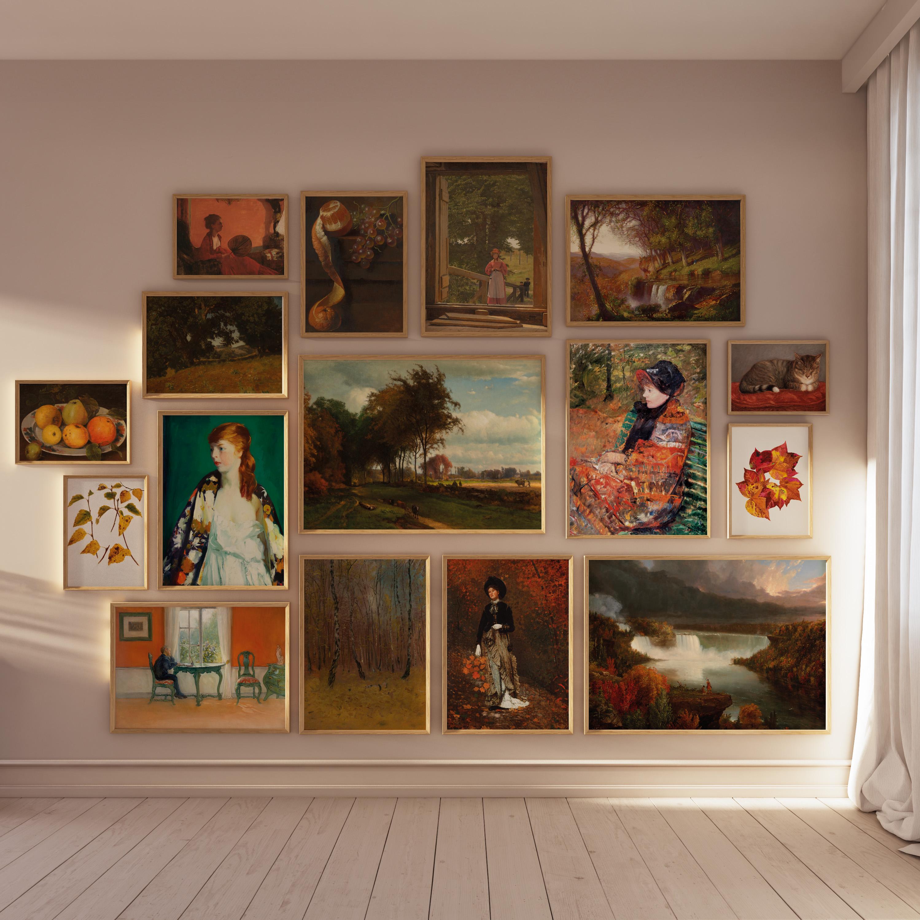 Vintage Fall Gallery Wall Set | Autumn Farmhouse Prints | Fall ...