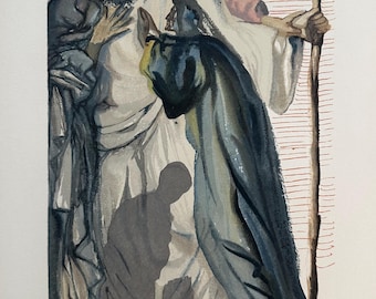 Salvador Dali, Divine Comedy, Purgatory Canto 14